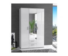 Finlandek armoire de chambre selkeä 121 cm - blanc brillant - Armoire bébé
