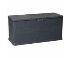 Coffre de rangement WOODY gris 280 litres - Mobilier de Jardin