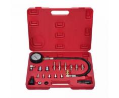 20 PCs Coffret testeur de compression Moteur Diesel avec 1 Coffre en Plastique - Outillage de jardin à main