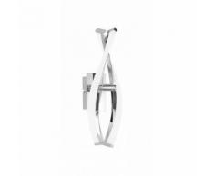 Applique murale IDANA chrome 2 ampoules LED - Appliques et spots
