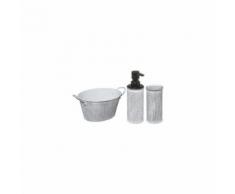 Set de 3 pièces pour salle de bain - Ethnique - Accessoires de bain
