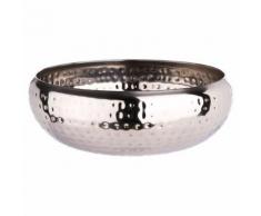 Corbeille à fruit Martelé - Diam. 24 cm - Inox - platerie, service
