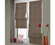Store bateau chocolat tamisant 107x150 - Rideaux et stores