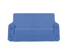 Housse de canapé en coton PANAMA bleu - Textile séjour