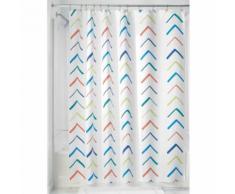 Rideau de douche multicolore - motif chevron - Accessoires salles de bain et WC