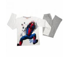 Pyjama Spiderman taille 6 ans enfant blanc Disney - Range pyjama