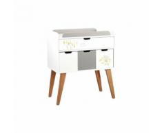 Momento Commode A Langer Norvege Decor Attrape Mes Reves Blanc / Perle - Commodes et plans à langer