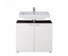 Meuble sous Lavabo Tetis Blanc Ultrabrillant 72 x 63 x 35 cm - Meubles de salle de bain