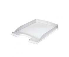 leitz leitz corbeille à courrier plus plat, a4, polystyrène, givré noir - Corbeille, bac à courrier, poubelle