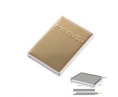 Etui 4 Cartes MeexUp RFID - Porte Carte Rigide anti piratage CB - Blanc Or - Autres Classement et Archivage