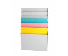 Paperflow 80026 Trieur mural polystyrène 1 x 6 cases Format A4 - Armoires de bureau