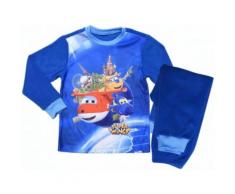 Super Wings pyjama polaire garçon bleu foncé taille 98 - Range pyjama