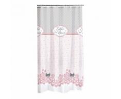 rideau de douche polyester 180*h200cm charme - Accessoires salles de bain et WC