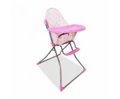 Chaise haute pliante Baby Fox Quick Fée - Rose - Chaises hautes et réhausseurs