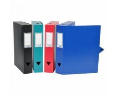 Lot de 6 boites de classement et archivage grande capacité - Dos de 8 cm Viquel Multicolore - Boite de rangement