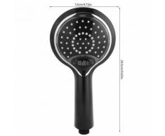 Pommeau de Douche Douchette LED Automatique Changement 3 Couleur Lumineux Ronde Changement de Couleur - Accessoires salles de bain et WC