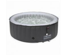 Spa gonflable rond - Silver cloud 4 gris modèle 2018 jacuzzi Alice's Garden - Jacuzzi et sauna