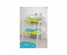 Meuble sous lavabo vert - Meubles de salle de bain