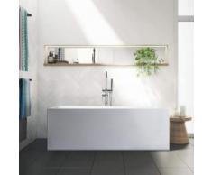 Baignoire autoportante Classic Design Rectangulaire en résine EUBEA - Baignoires