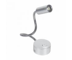 Lampe de Chevet pour lire Ac85-265V 3W LED Interrupteur Marche Blanc Chaud - Lampes