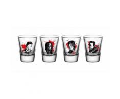 Up Close Set de 4 Verres /à Liqueur Naruto Shippuden Embl/èmes