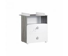 Baby Price New Nao Commode A Langer 2 Tiroirs + 1 Grande Niche - Commodes et plans à langer