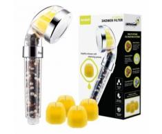 Pommeau Douche Filtrant Vitamine C Filtre Douchette anti Calcaire Chlore, Douche à main Haute Pression Economie d'Eau Filter Pulvéri - Accessoires salles de bain et WC