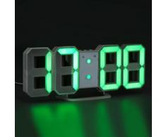 HORLOGE DIGITALE ASPECT BOIS Réveil en bois led HORLOGE DIGITALE ASPECT BOIS Réveil en bois led