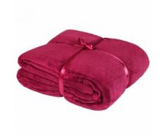 TECTAKE Plaid Canapé avec Manches Doux en Polyester 180 cm x 150 cm Rouge - Textile séjour