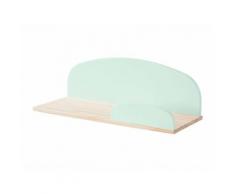 Etagère enfant en bois brut et laqué L65cm KARIBOU vert - Etagères enfant