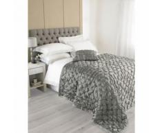 Riva Home Limoges - Couvre-lit (265 x 265 cm) (Gris) - UTRV569 - Linge de lit