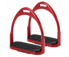 Walmeck Stirrups Déquitation Flex Cheval en Aluminium Selle Antidérapante Cheval Équipement de Sécurité équestre à Pédale - Accessoires de sellerie