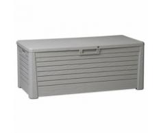 Paris prix - coffre de rangement 'florida' taupe - Mobilier de Jardin
