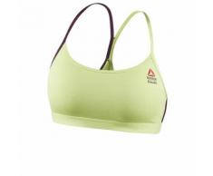 Reebok Brassière CrossFit Front Rack vert kiwi Taille XXS Adulte Femme - Sous-vêtements de sport