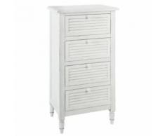 Chiffonnier Eté indien blanc vieilli Atmosphera - Dessertes de rangement