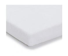 julius zöllner 8300113100 - drap housse tissu éponge lit enfant, taille: 60 x 120 cm/70 x 140cm, couleur: blanc - Couvertures - Edredons - Couettes