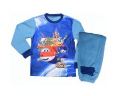 Super Wings pyjama polaire garçon bleu clair taille 110 - Range pyjama