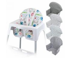 Housse d'assise pour chaise haute bébé enfant gamme Délice - Jungle - Chaises hautes et réhausseurs