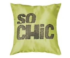 Housse de coussin 40x40 zippée LULU SO CHIC BAMBOU - Rideaux et stores