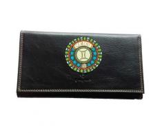 Compagnon Porte Chequier Portefeuille Porte carte Porte monnaie Signe Gemeaux Zodiaque Astrologique - Autres Classement et Archivage
