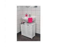 Meuble sous lavabo blanc Miami - Meubles de salle de bain