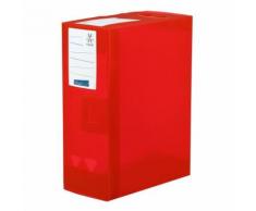 Boîte de classement et archivage maxi format - Dos de 12 cm Viquel Rouge - Boite de rangement