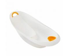 Keeeper 3007710008400 Natalia Winnie la baignoire avec poignée souple, bouchon et siège Blanc - Baignoires