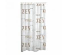 rideau de douche polyester 180*h200cm zen wood - Accessoires salles de bain et WC
