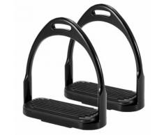 Walmeck Stirrups Déquitation Flex Cheval en Aluminium Selle Antidérapante Cheval Équipement de Sécurité équestre à Pédale - Accessoires de sellerie