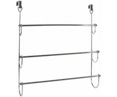 Bain & Bulles - Porte serviette à suspendre 3 barres - Accessoires salles de bain et WC