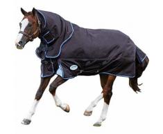 Weatherbeeta - Couverture semi-épaisse avec couvre-cou amovible COMFITEC ULTRA COZI - Cheval (225cm) (Gris foncé) - UTWB242 - Selle et tapis de selle