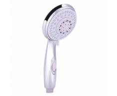 Pommeau de Douche, Douchette en ABS et TPR avec 5 Modes de Pulvérisation - Accessoires salles de bain et WC