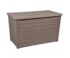 Coffre de rangement Baya - 250 L - Taupe - Mobilier de Jardin
