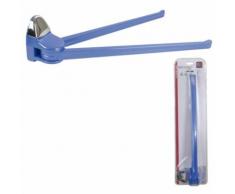 porte-serviette 2 barres bleu - Accessoires salles de bain et WC